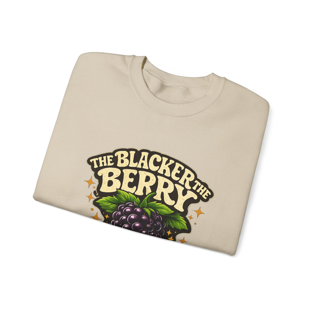 Blackberry Graphic Sweatshirt - "The Blacker the Berry, The Sweeter the Juice" Retro Fruit Crewneck