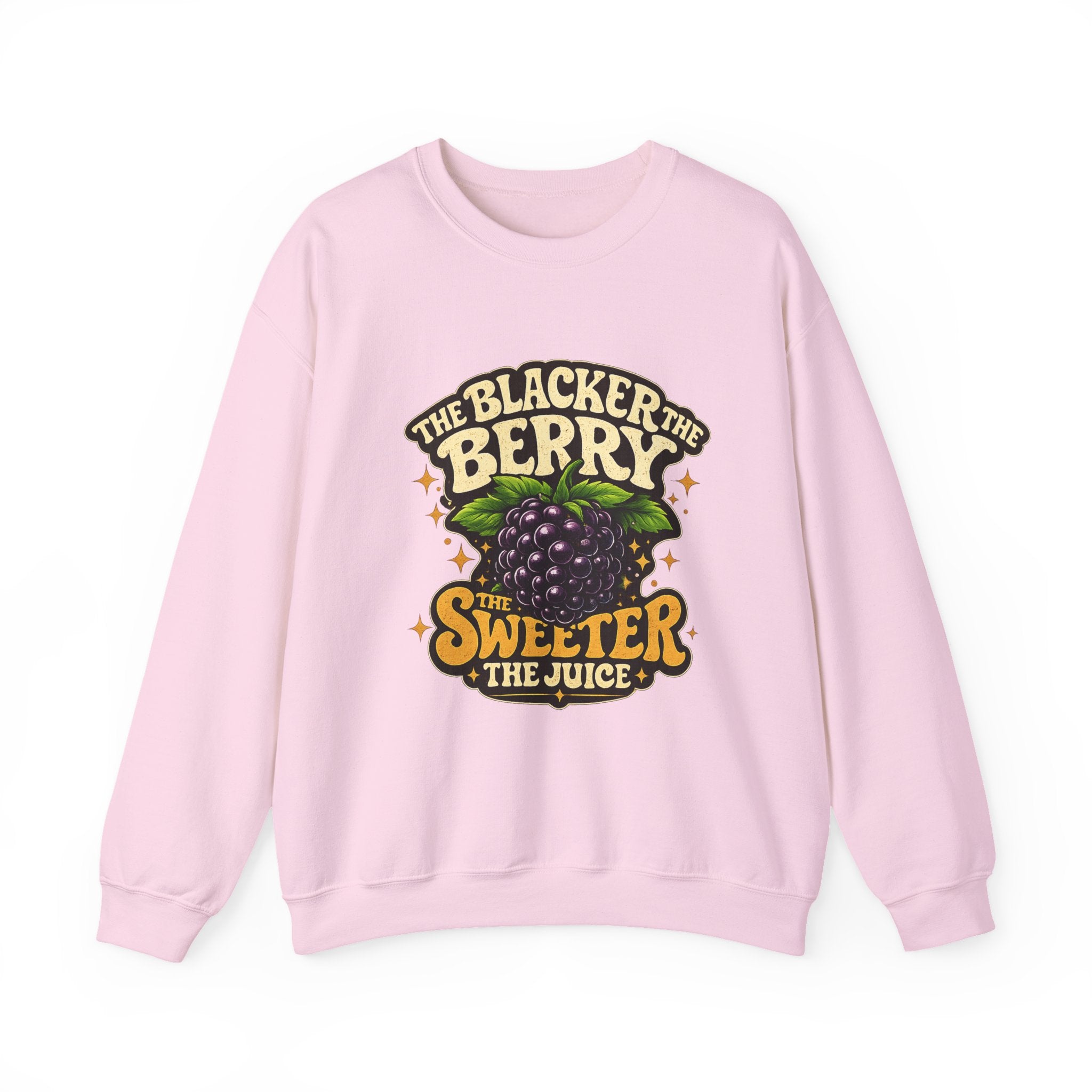Blackberry Graphic Sweatshirt - "The Blacker the Berry, The Sweeter the Juice" Retro Fruit Crewneck