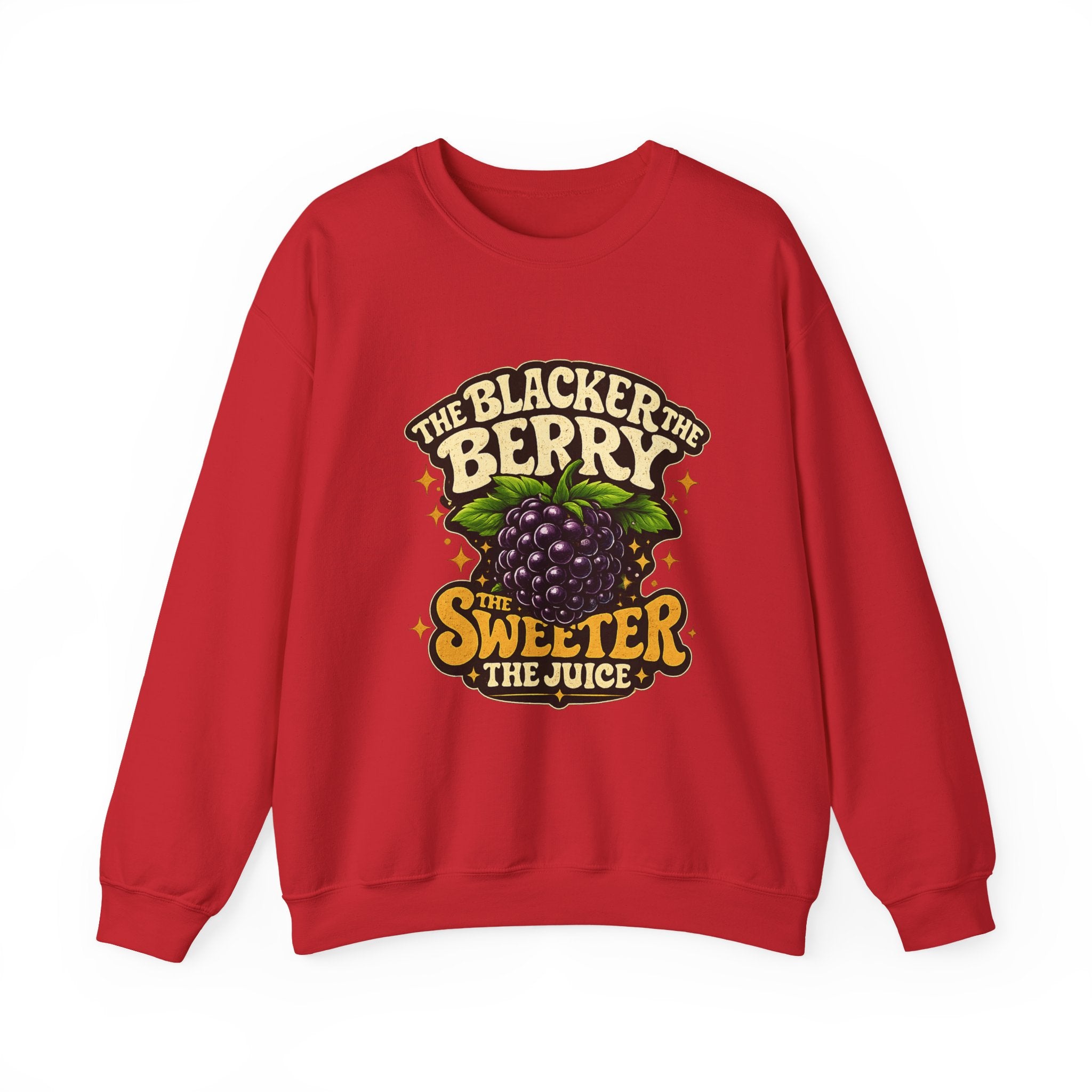 Blackberry Graphic Sweatshirt - "The Blacker the Berry, The Sweeter the Juice" Retro Fruit Crewneck
