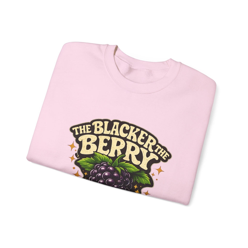 Blackberry Graphic Sweatshirt - "The Blacker the Berry, The Sweeter the Juice" Retro Fruit Crewneck