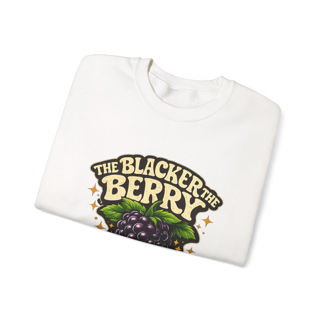 Blackberry Graphic Sweatshirt - "The Blacker the Berry, The Sweeter the Juice" Retro Fruit Crewneck