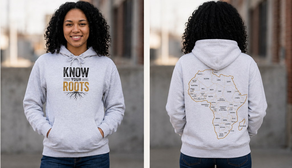 Know Your Roots Hoodie – Heritage Pride Pullover