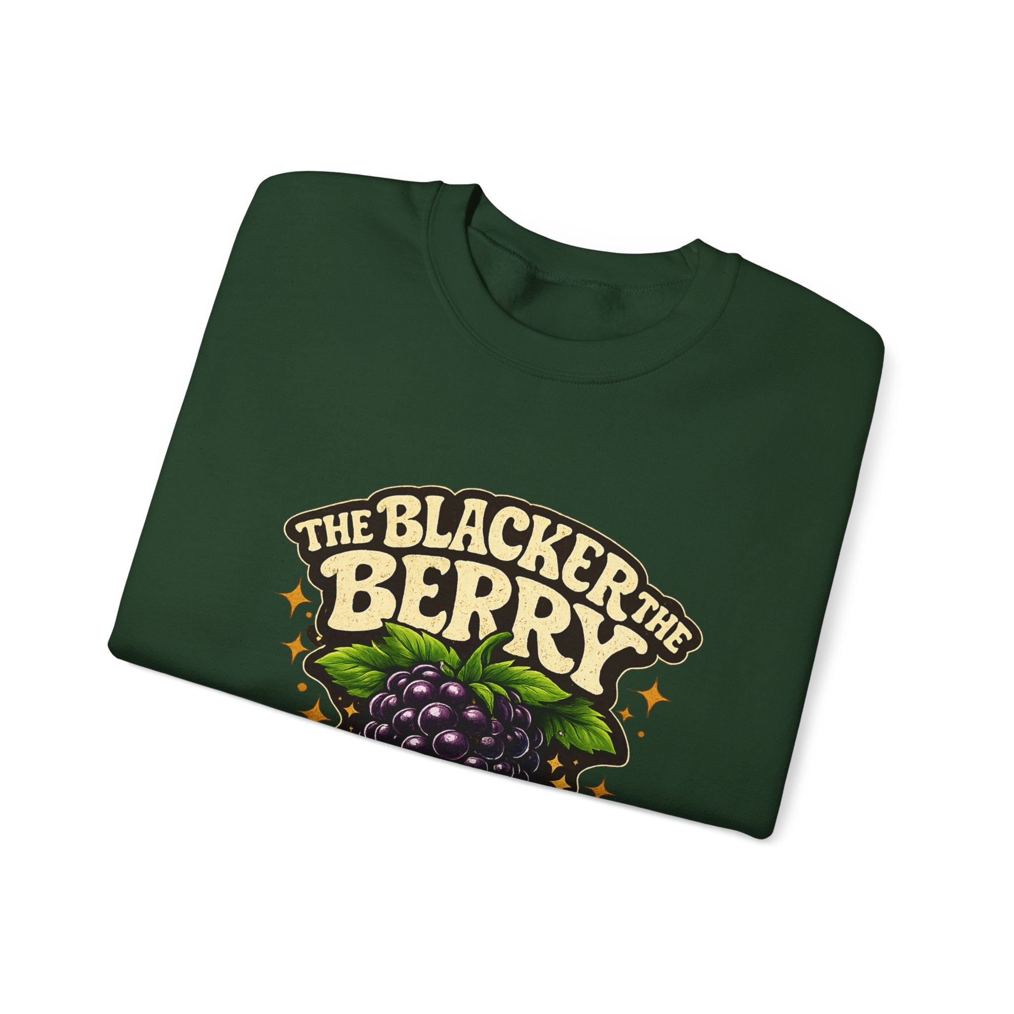 Blackberry Graphic Sweatshirt - "The Blacker the Berry, The Sweeter the Juice" Retro Fruit Crewneck